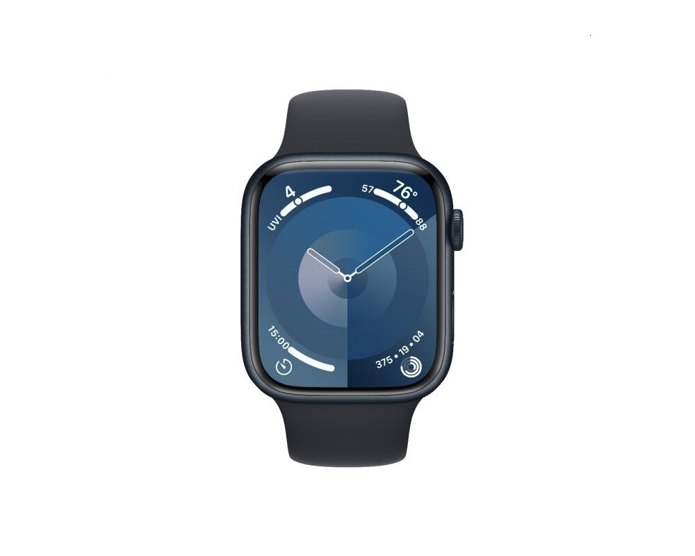 Smart часовник Apple Watch Series 9 GPS + Cellular 45mm Midnight Aluminium Case with Midnight Sport Band - S/M 2