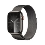 <span>Smart часовник</span> Apple Watch Series 9 GPS + Cellular 45mm Graphite Stainless Steel Case with Graphite Milanese Loop <span class='catalog-num-in-name'>MRMX3QC/A</span> - 