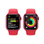 Smart часовник Apple Watch Series 9 GPS + Cellular 41mm (PRODUCT)RED Aluminium Case with (PRODUCT)RED Sport Band - S/M 4