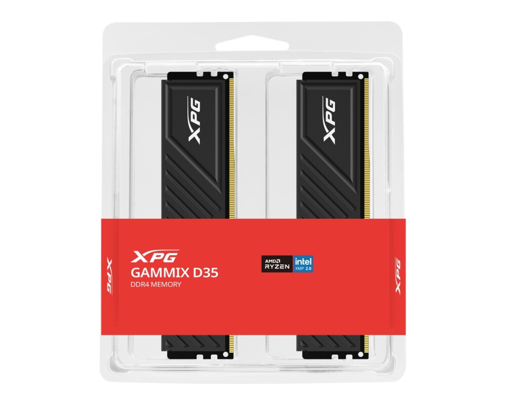 Памет ADATA GAMMIX D35 32GB (2x16GB) DDR4 3600 MHz U-DIMM 2