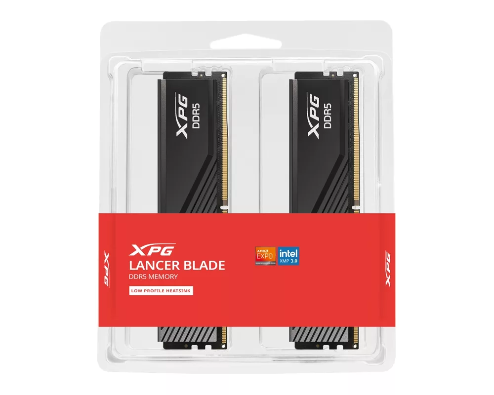 Памет ADATA LANCER BLADE 32GB (2x16GB) DDR5 5600 MHz U-DIMM Black 2