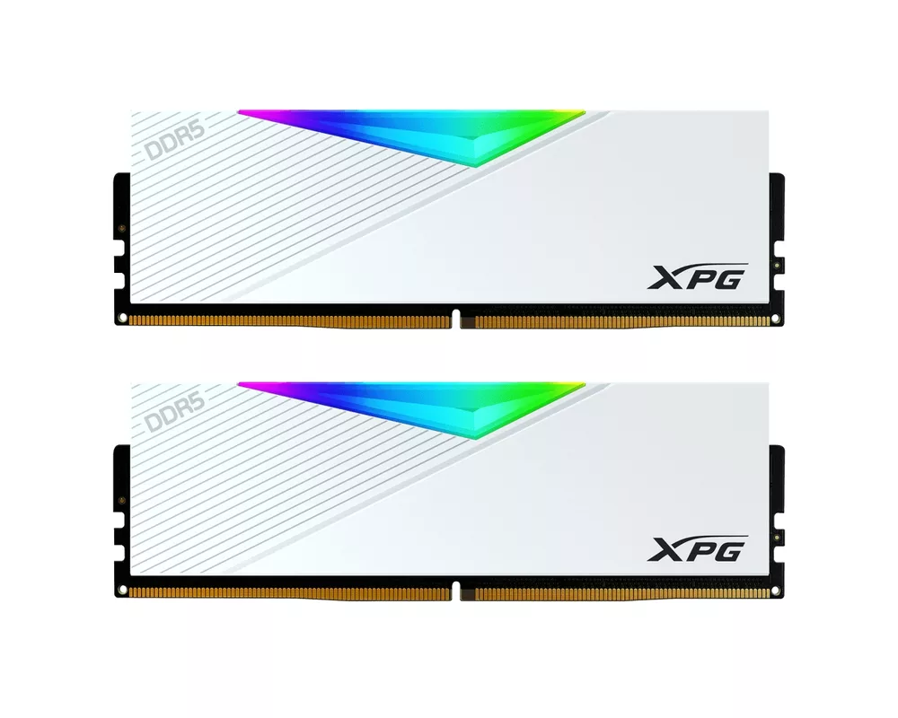 Памет ADATA LANCER RGB 64GB (2x32GB) DDR5 6000 MHz U-DIMM White 2