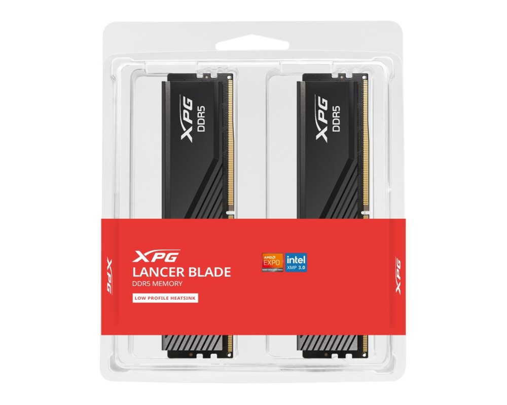 Памет ADATA LANCER BLADE 32GB (2x16GB) DDR5 6400 MHz U-DIMM Black 2