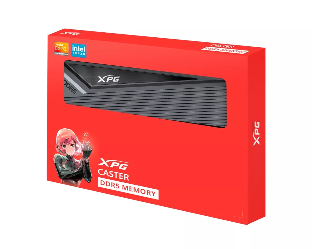 Памет ADATA CASTER 32GB (2x16GB) DDR5 6400 MHz U-DIMM 3