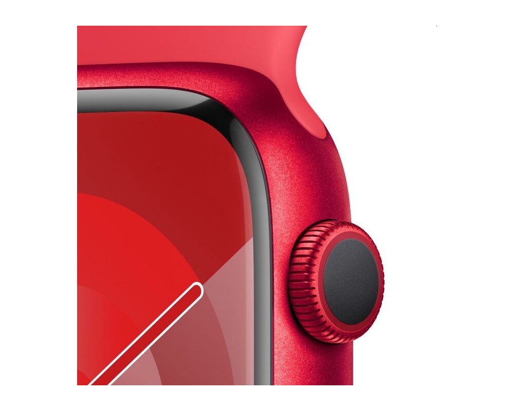 Smart часовник Apple Watch Series 9 GPS 45mm (PRODUCT)RED Aluminium Case with (PRODUCT)RED Sport Band - M/L 3