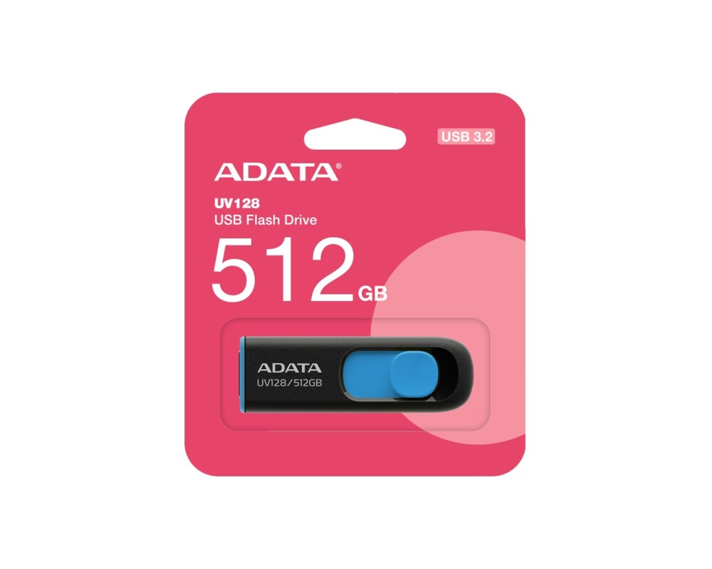 Флаш памет ADATA UV128 512GB USB 3.2 Black 4