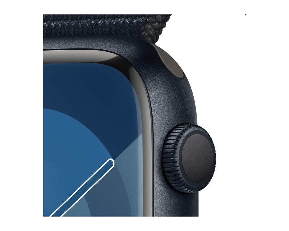 Smart часовник Apple Watch Series 9 GPS 45mm Midnight Aluminium Case with Midnight Sport Loop 3