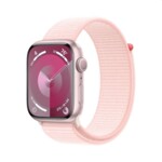<span>Smart часовник</span> Apple Watch Series 9 GPS 45mm Pink Aluminium Case with Light Pink Sport Loop <span class='catalog-num-in-name'>MR9J3QC/A</span> - 