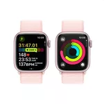 Smart часовник Apple Watch Series 9 GPS + Cellular 41mm Pink Aluminium Case with Light Pink Sport Loop 4