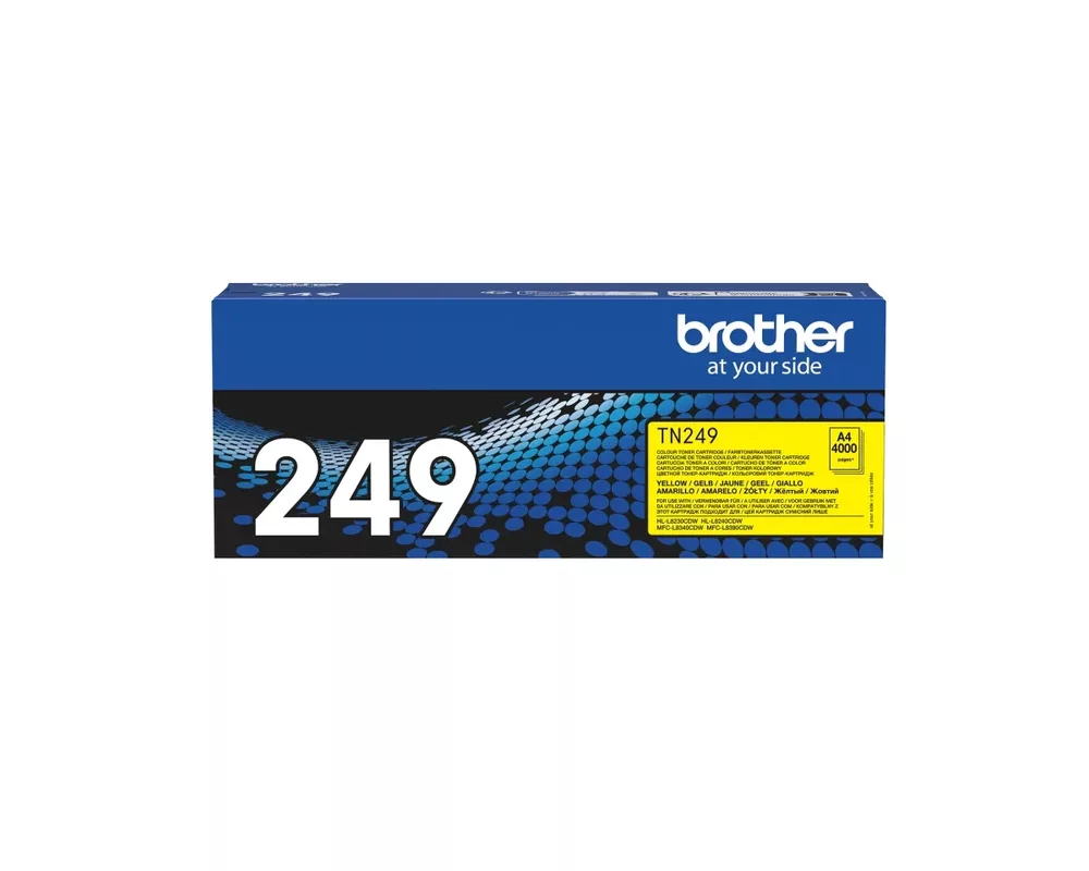Тонер за принтер BROTHER TN-249Y Yellow Toner Cartridge Prints 4.000 pages 4