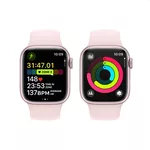 Smart часовник Apple Watch Series 9 GPS 41mm Pink Aluminium Case with Light Pink Sport Band - S/M 4