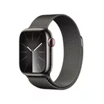 <span>Smart часовник</span> Apple Watch Series 9 GPS + Cellular 41mm Graphite Stainless Steel Case with Graphite Milanese Loop <span class='catalog-num-in-name'>MRJA3QC/A</span> - 