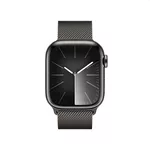 Smart часовник Apple Watch Series 9 GPS + Cellular 41mm Graphite Stainless Steel Case with Graphite Milanese Loop 2