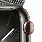 Smart часовник Apple Watch Series 9 GPS + Cellular 41mm Graphite Stainless Steel Case with Graphite Milanese Loop 3
