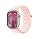 <span>Smart часовник</span> Apple Watch Series 9 GPS 41mm Pink Aluminium Case with Light Pink Sport Loop <span class='catalog-num-in-name'>MR953QC/A</span> - 