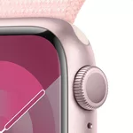 Smart часовник Apple Watch Series 9 GPS 41mm Pink Aluminium Case with Light Pink Sport Loop 3