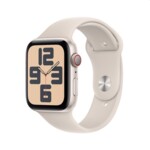 <span>Smart часовник</span> Apple Watch SE2 v2 Cellular 44mm Starlight Alu Case w Starlight Sport Band - S/M <span class='catalog-num-in-name'>MRGU3QC/A</span> - 