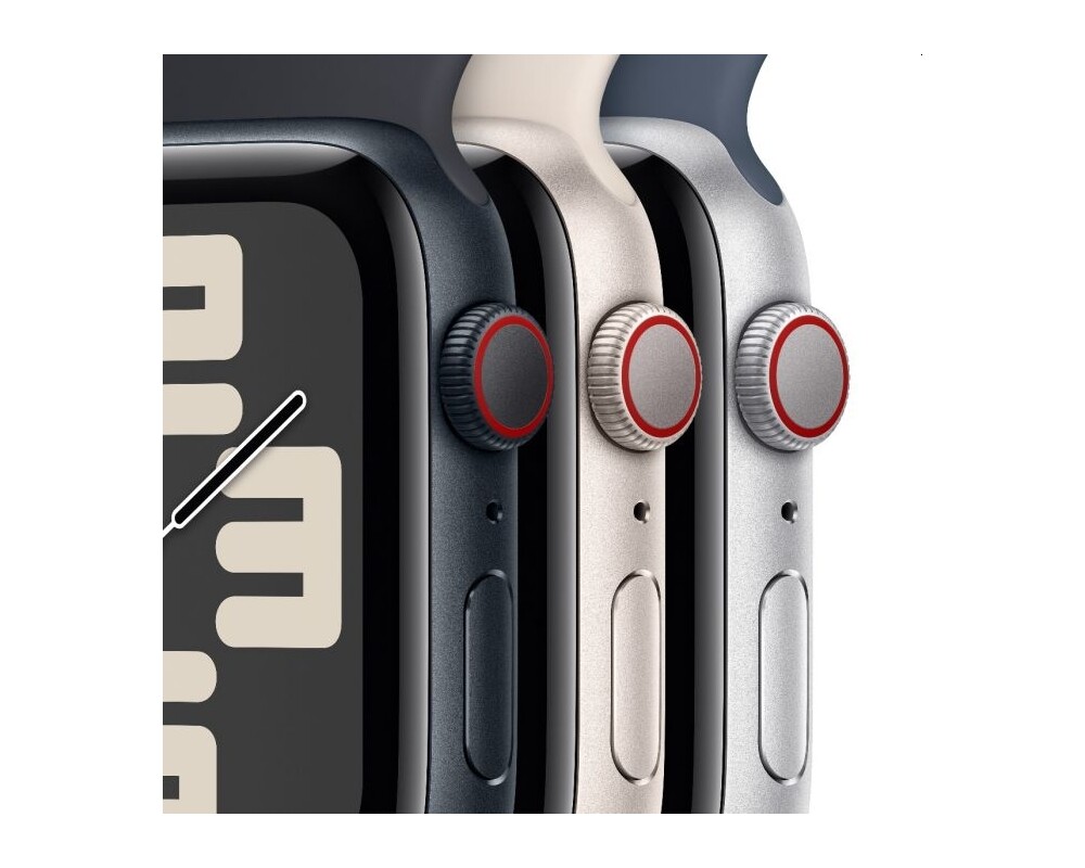 Smart часовник Apple Watch SE2 v2 Cellular 44mm Midnight Alu Case w Midnight Sport Loop 3