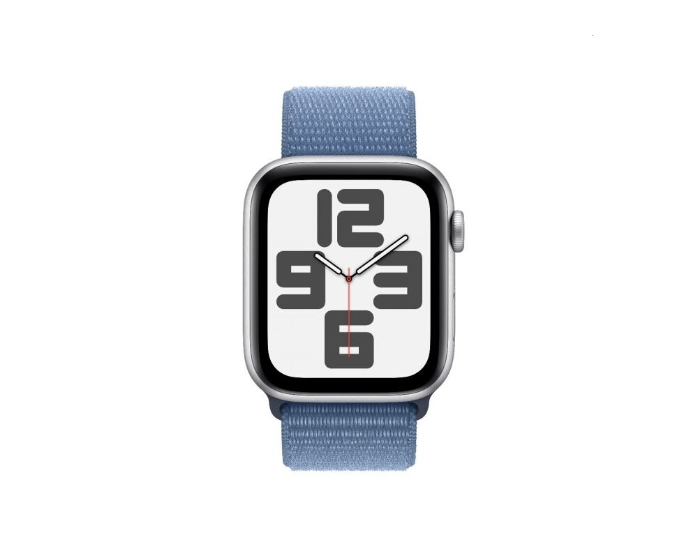 Smart часовник Apple Watch SE2 v2 GPS 44mm Silver Alu Case w Winter Blue Sport Loop 2