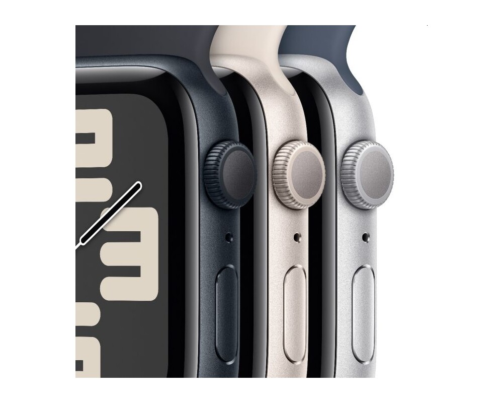 Smart часовник Apple Watch SE2 v2 GPS 44mm Starlight Alu Case w Starlight Sport Band - S/M 3