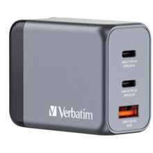  Verbatim GNC-65 GaN Charger 3 Port 65W USB A/C (EU/UK/US) 692891 32201 на топ цена - PIC.bg