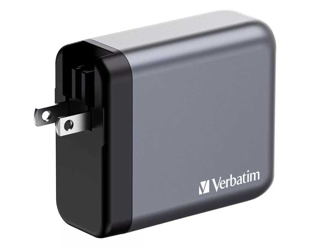 Зарядно Verbatim GNC-140 GaN Charger 4 Port 140W USB A/C (EU/UK/US) 5