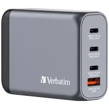  Verbatim GNC-100 GaN Charger 4 Port 100W USB A/C (EU/UK/US) 692893 32202 на топ цена - PIC.bg