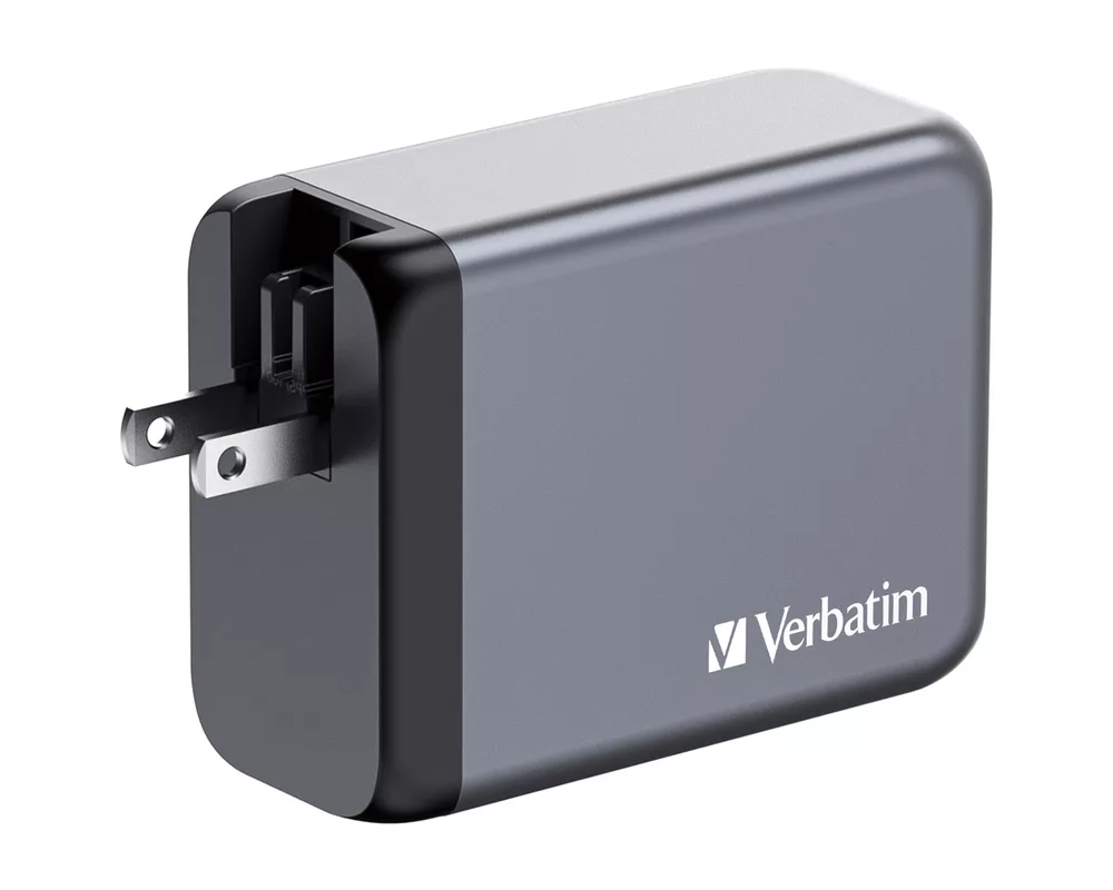 Зарядно Verbatim GNC-200 GaN Charger 4 Port 200W USB A/C (EU/UK/US) 4