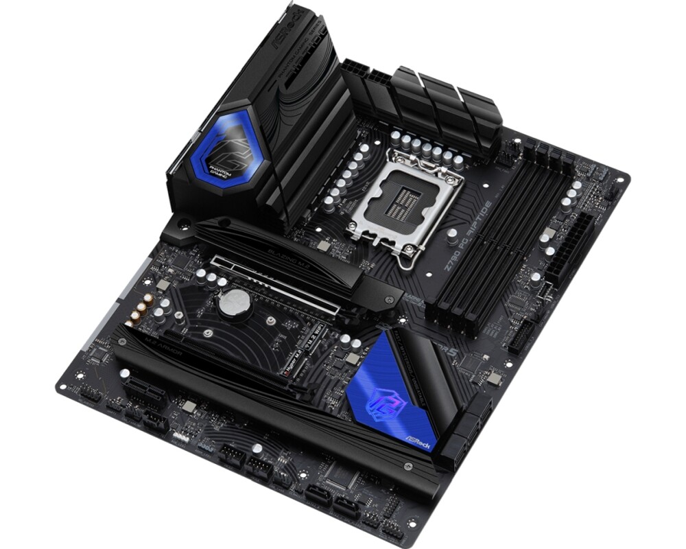 Дънна платка Asrock Z790 Phantom Gaming Riptide + Lanberg Wireless Network Card USB adapter NC-1200-WIE AC1200 Dual Band 3
