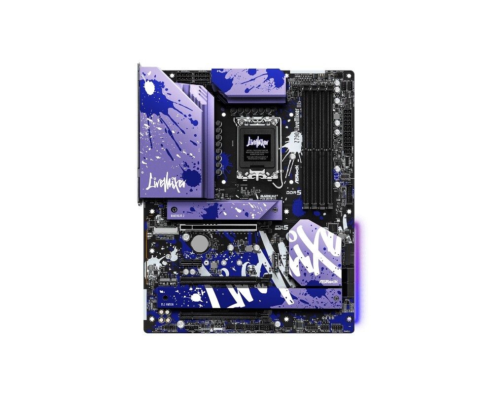 Дънна платка Asrock Z790 LiveMixer + Lanberg Wireless Network Card USB adapter NC-1200-WIE AC1200 Dual Band 2