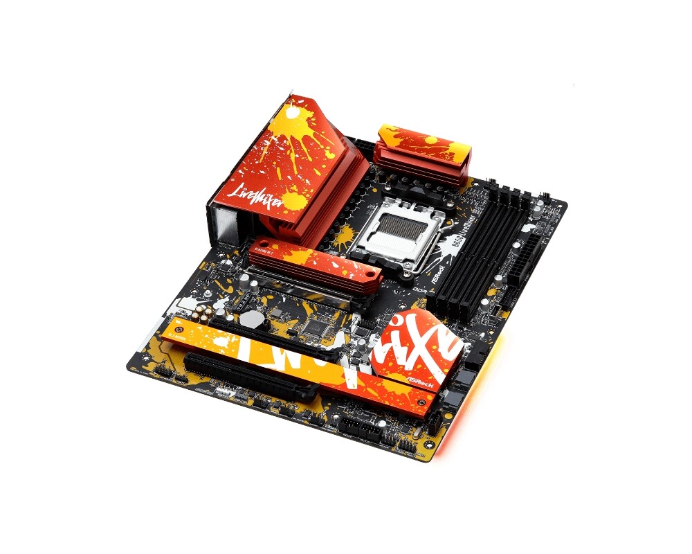 Дънна платка Asrock B650 LiveMixer + Lanberg Wireless Network Card USB adapter NC-1200-WIE AC1200 Dual Band 3