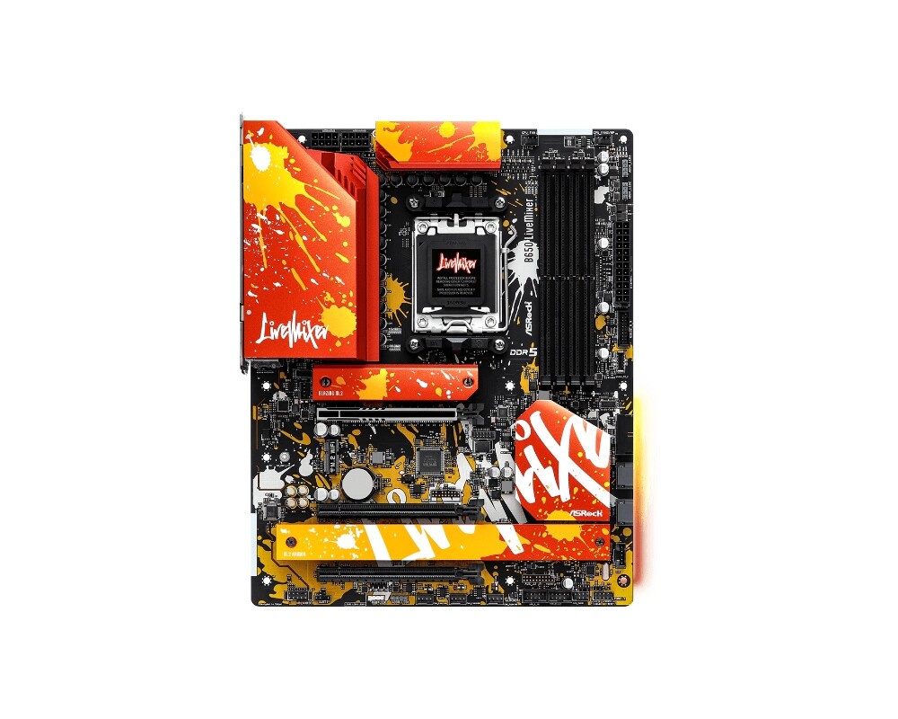 Дънна платка Asrock B650 LiveMixer + Lanberg Wireless Network Card USB adapter NC-1200-WIE AC1200 Dual Band 2