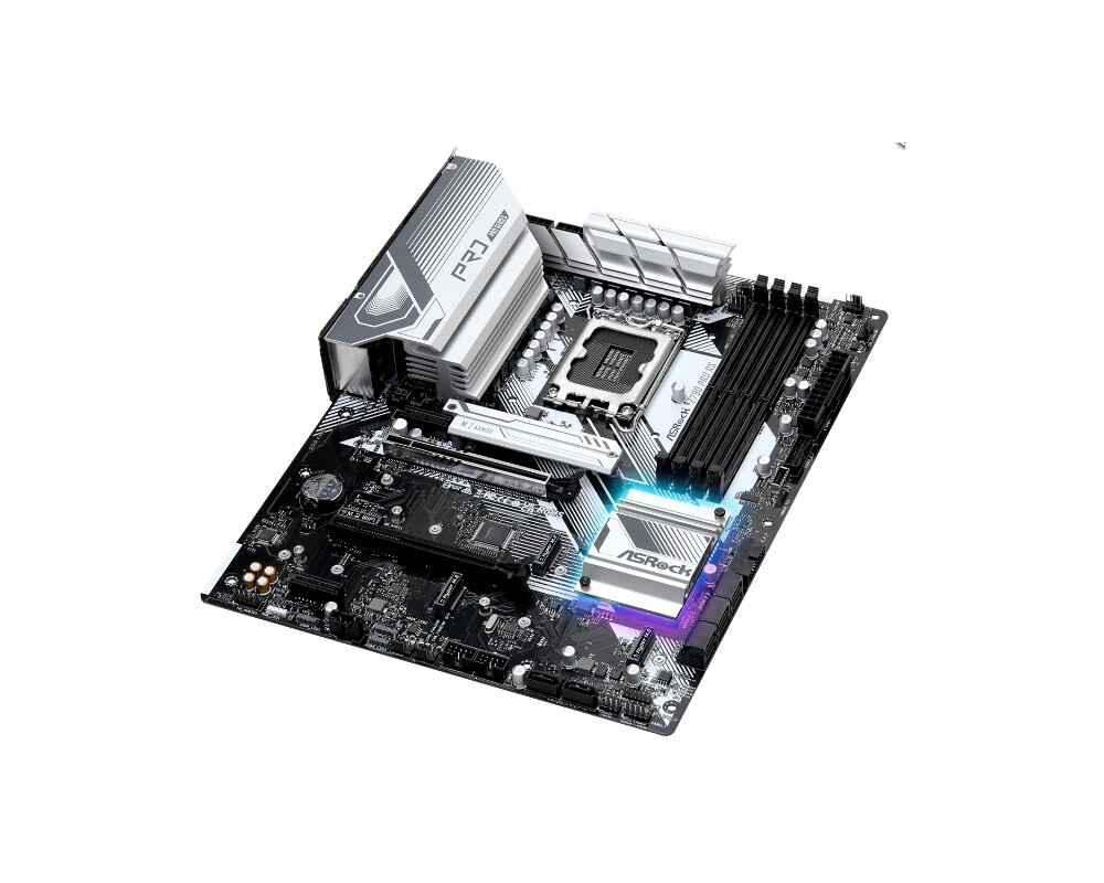 Дънна платка Asrock Z790 Pro RS + Lanberg Wireless Network Card USB adapter NC-1200-WIE AC1200 Dual Band 4