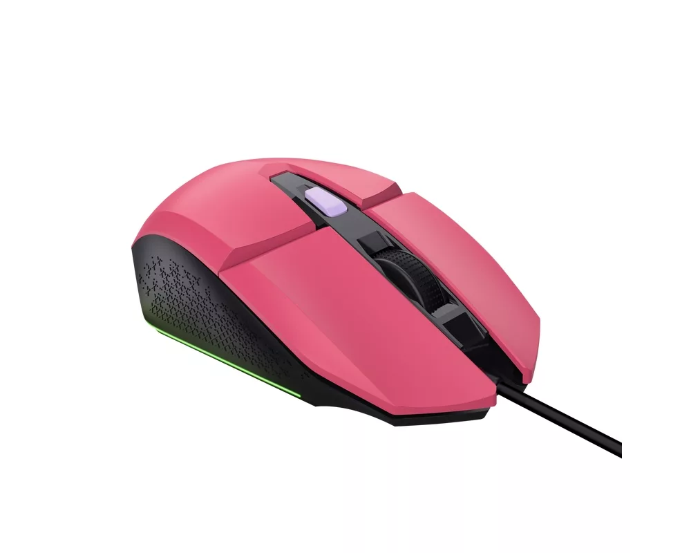 Мишка TRUST GXT109 Felox Gaming Mouse Pink 3
