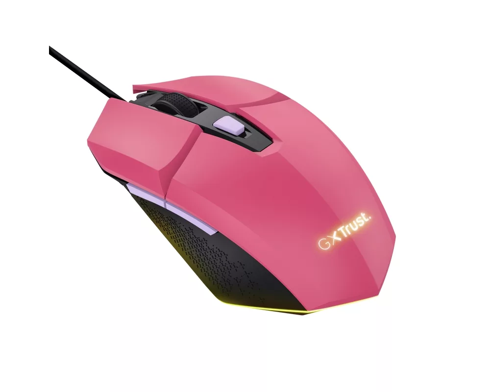Мишка TRUST GXT109 Felox Gaming Mouse Pink 2