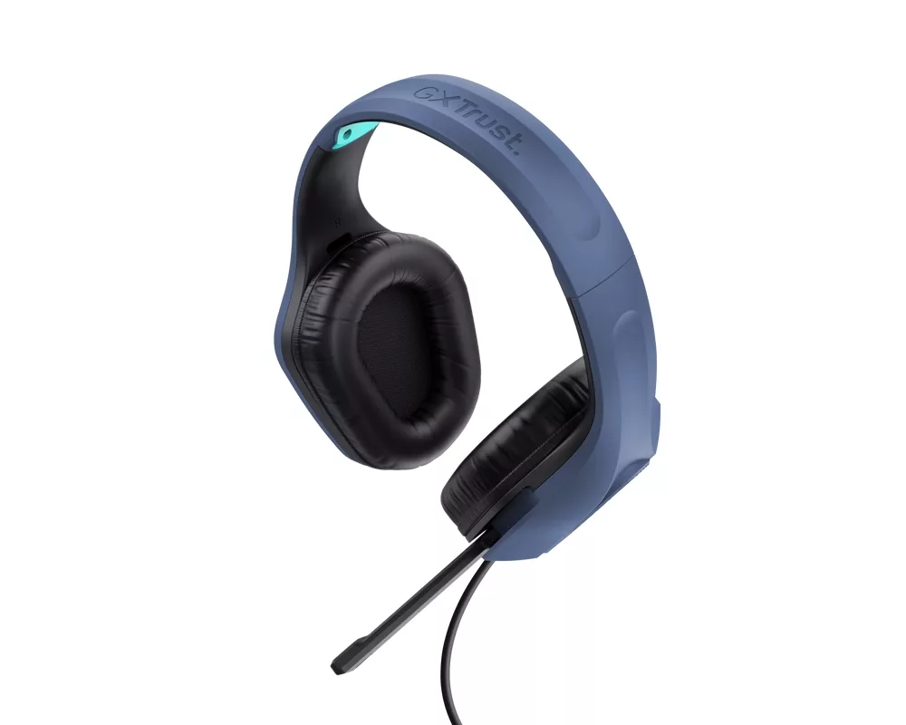 Слушалки TRUST GXT415 Zirox Headset Blue 2
