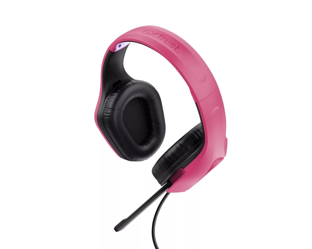 Слушалки TRUST GXT415 Zirox Headset Pink 2