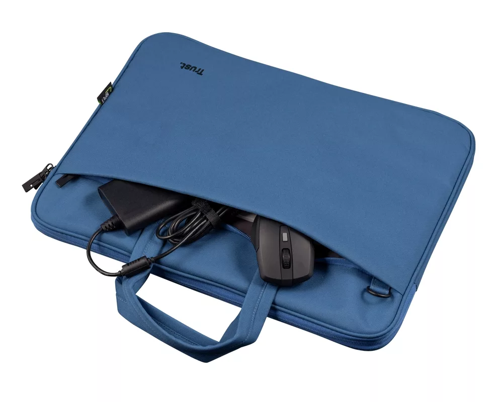 Чанта TRUST Bologna Laptop Bag 16" Eco Blue 4