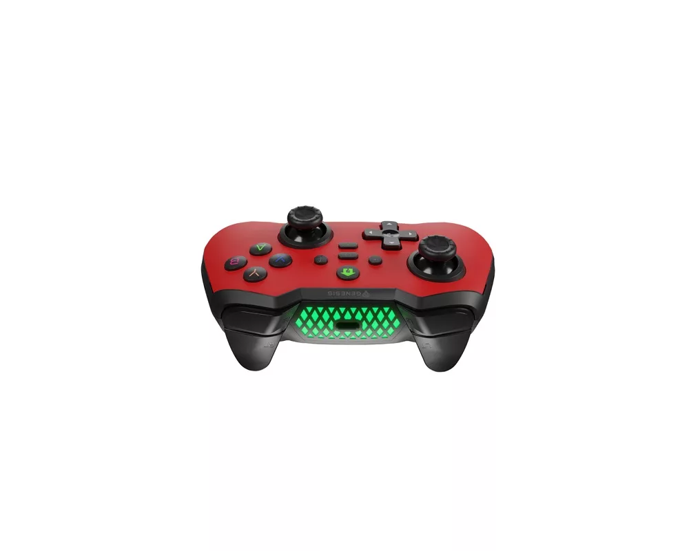Джойстици и Геймпадове Genesis Gamepad Mangan 400 Wireless (for PC/SWITCH/MOBILE) Red 7