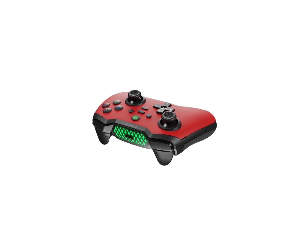 Джойстици и Геймпадове Genesis Gamepad Mangan 400 Wireless (for PC/SWITCH/MOBILE) Red 4