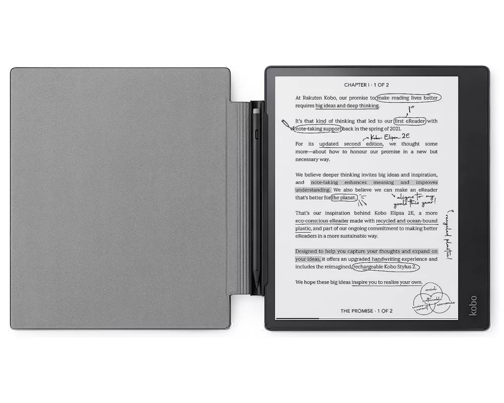 Калъф Kobo Elipsa 2E SleepCover Case Black 2