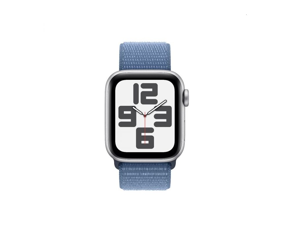 Smart часовник Apple Watch SE2 v2 GPS 40mm Silver Alu Case w Winter Blue Sport Loop 2