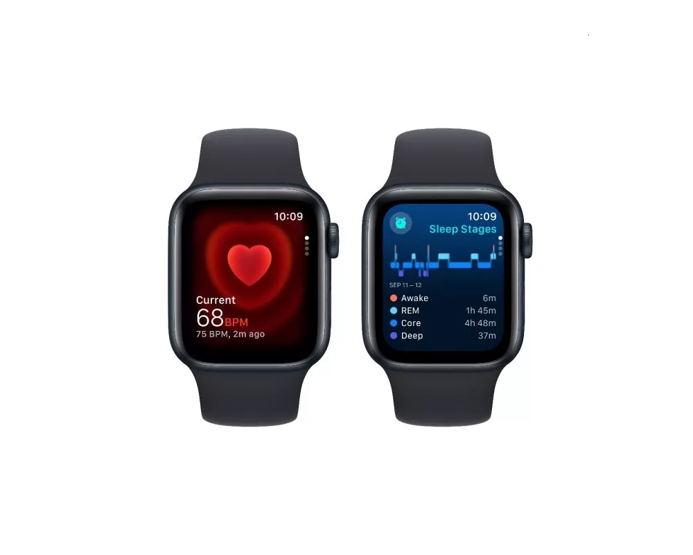 Smart часовник Apple Watch SE2 v2 GPS 40mm Midnight Alu Case w Midnight Sport Band - M/L 4