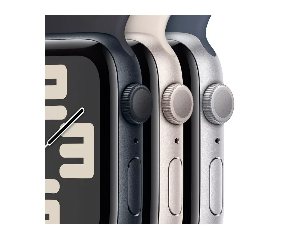 Smart часовник Apple Watch SE2 v2 GPS 40mm Silver Alu Case w Storm Blue Sport Band - S/M 3