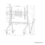 Стойка Neomounts Move Go Mobile Floor Stand (fast install 16