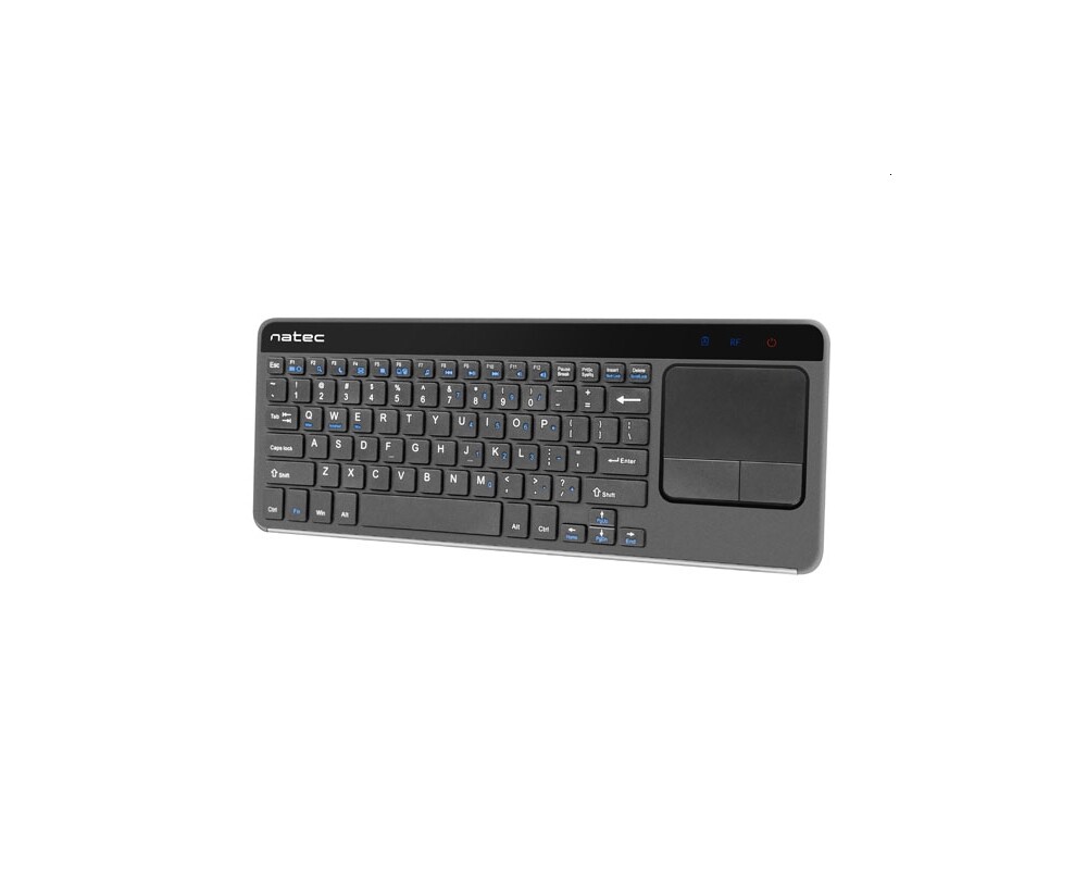 Клавиатура Natec wireless keyboard Turbot slim touch pad x-scissors us layout 4