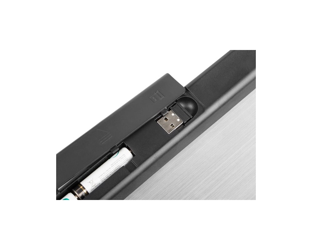 Клавиатура Natec wireless keyboard Turbot slim touch pad x-scissors us layout 7