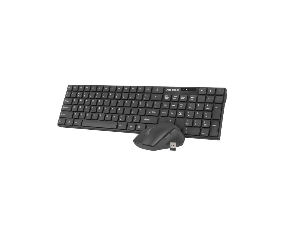 Клавиатура Natec Set 2 in 1 Keyboard + Mouse Wireless US Layout 4