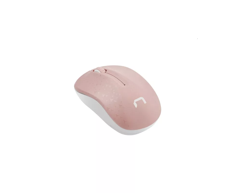 Мишка Natec Mouse Toucan Wireless 1600 DPI Optical Pink-White 4
