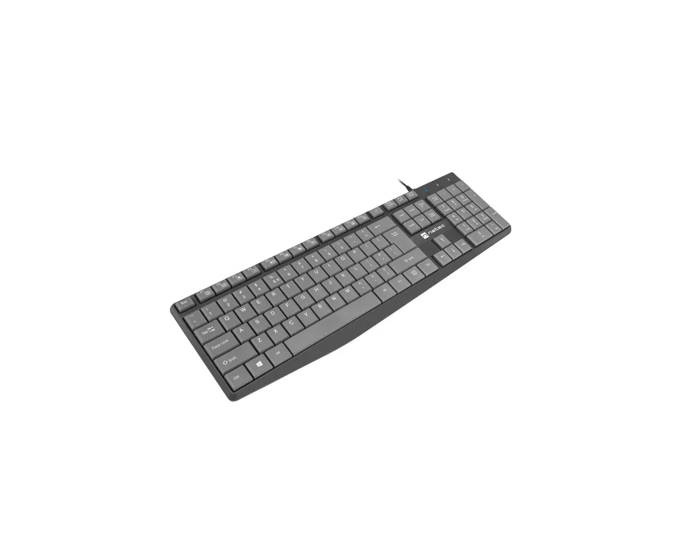 Клавиатура Natec keyboard Nautilus SLIM Black-Grey US layout 4